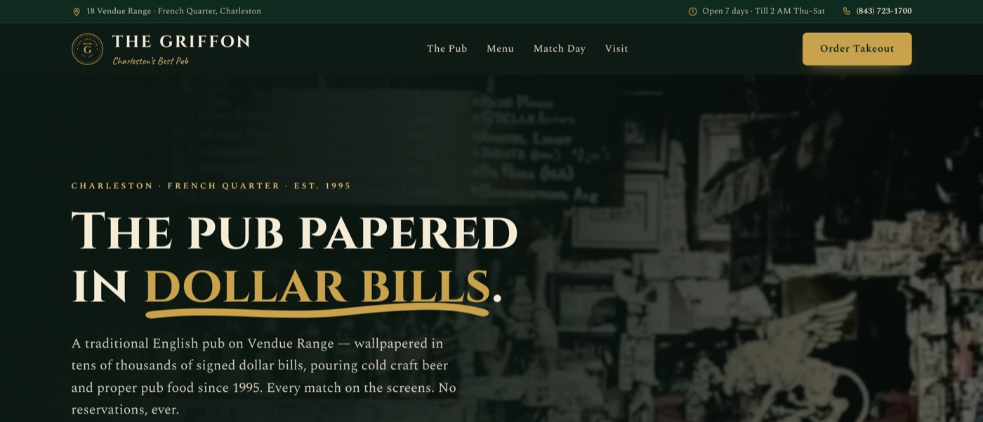 The Griffon homepage demonstration